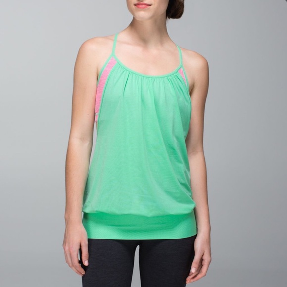 lululemon athletica Tops - lululemon athletica Mint Green and Pink Tank Top